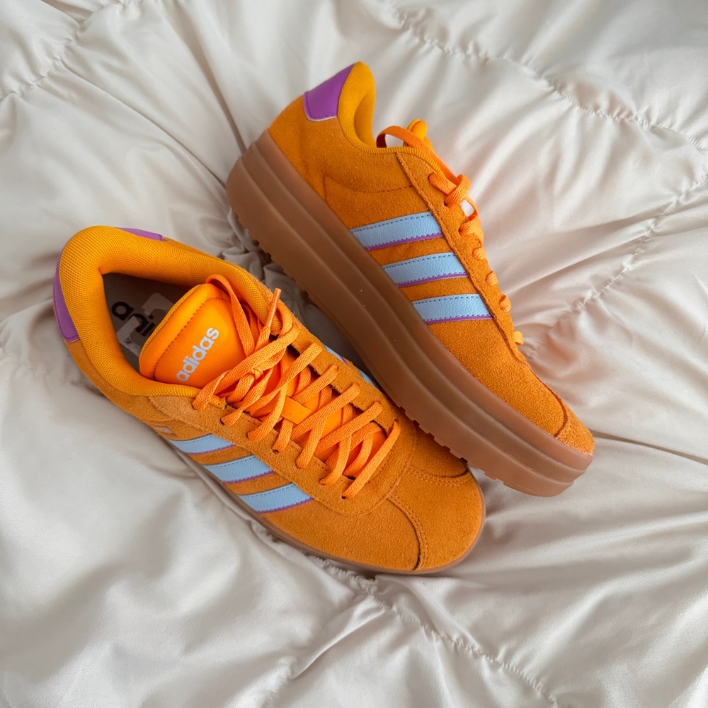Adidas Bright Orange Sneakers